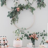 Attrapes rêves et cerceaux  fleuris - 1