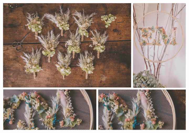 Accessoires en fleurs séchées - 2