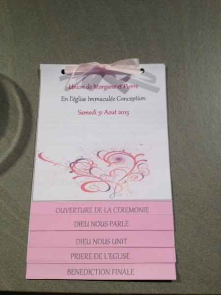 notre livret de messe