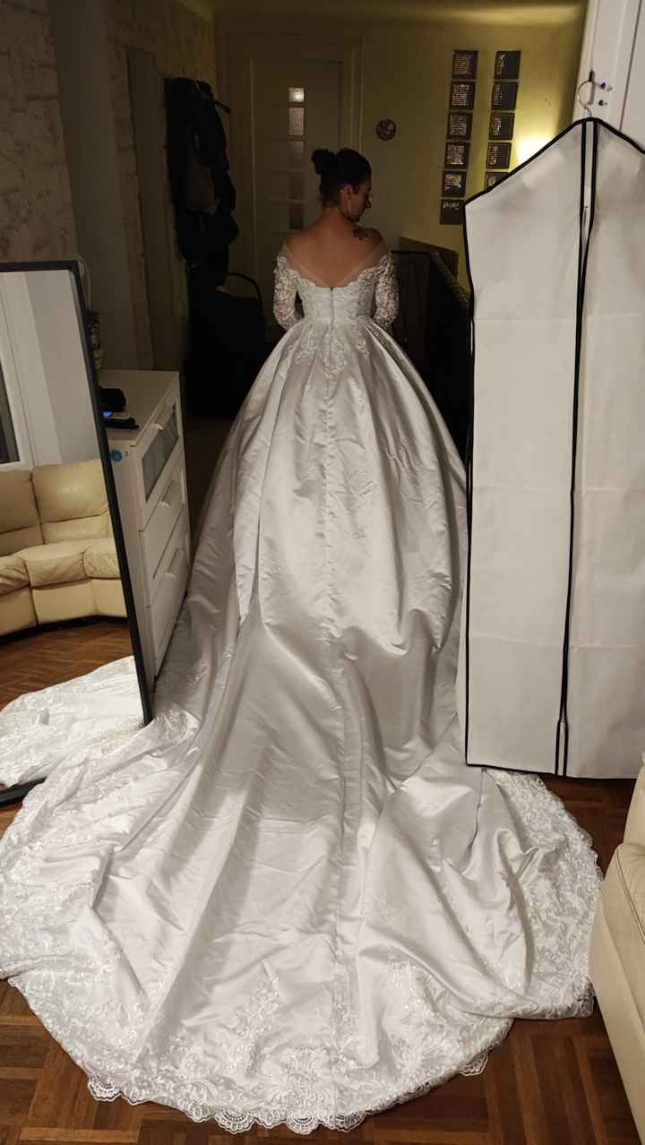 Repassage robe de mariée - 1