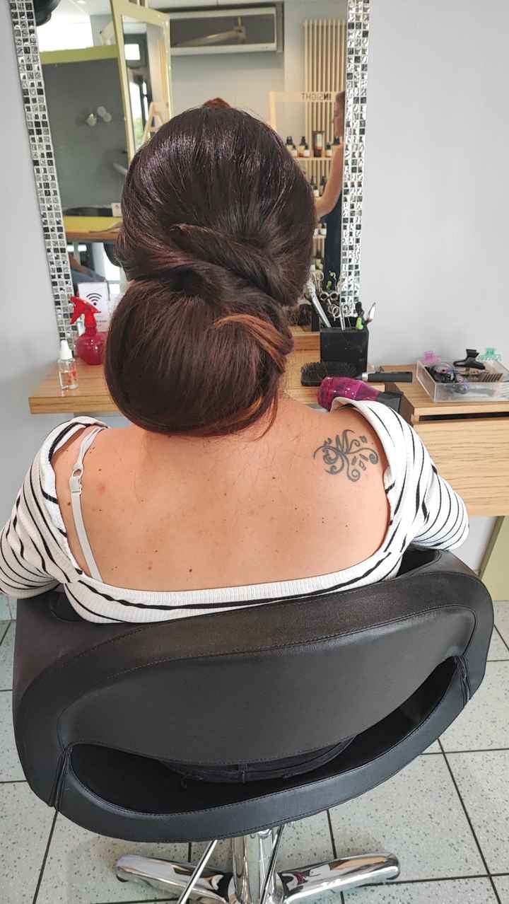 Changement de chignon à la dernière minute ! - 2