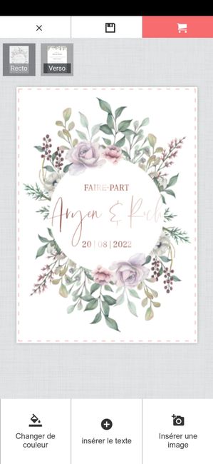 Publie ce modèle de faire-part et dis-nous quelle taille tu as du utiliser ! 😏💌 - 1