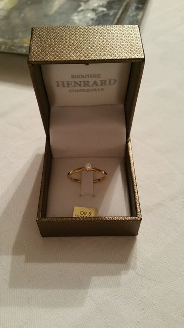 Qui porte une bague de fiançailles ? - 1