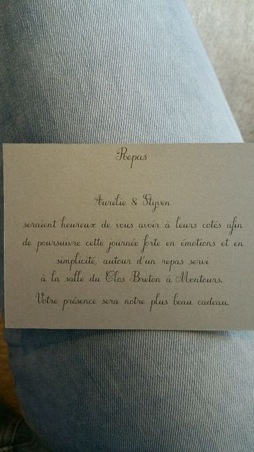 Prototype faire part terminé !! - 2
