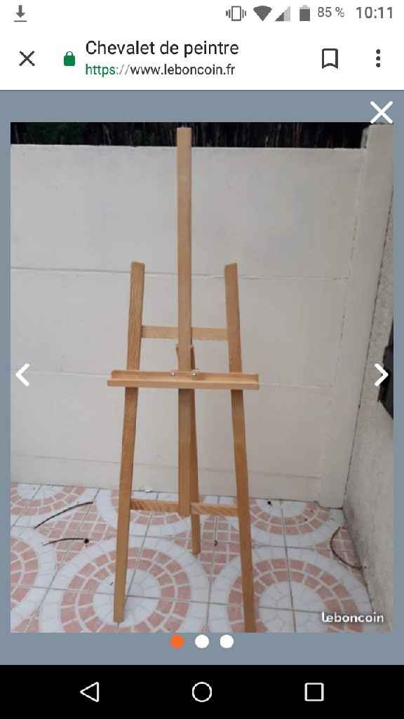 Chevalet plan de table 🙂 - 1