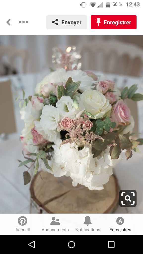 Bouquet centre de table champêtre - 2