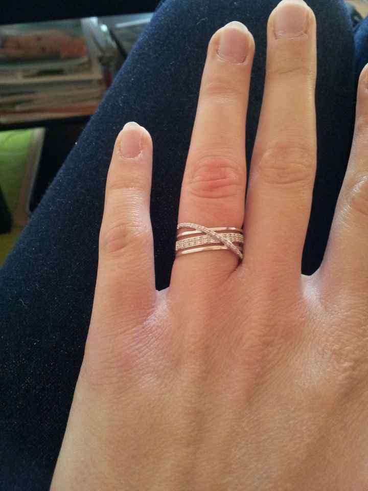Ma bague de fiancaille 