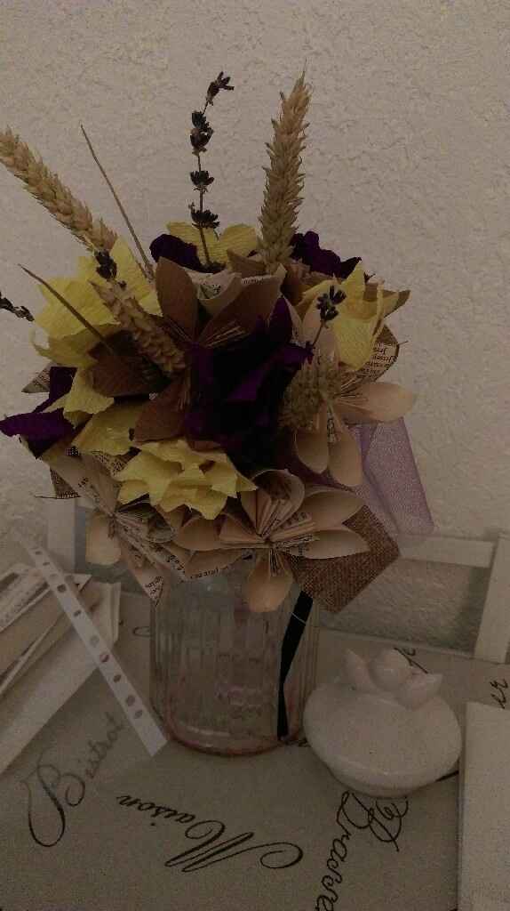 Mon bouquet en papier à lancer - 1