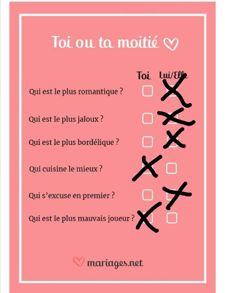 Toi ou ta moitié ? 💕 - 1