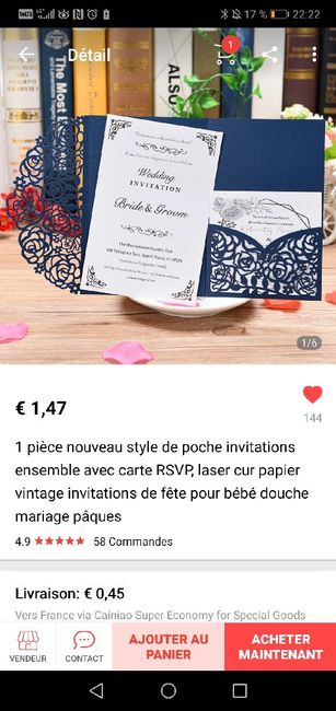 Papier Faire-part - 1