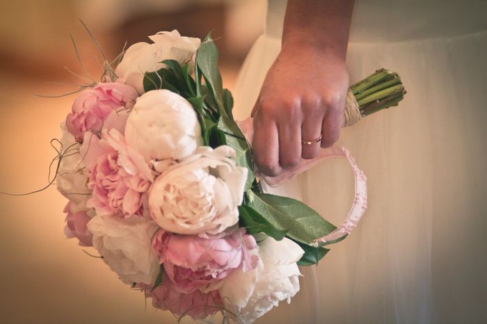 Composition avec des pivoines. - 1