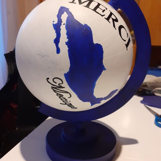 Urne globe en cours 3