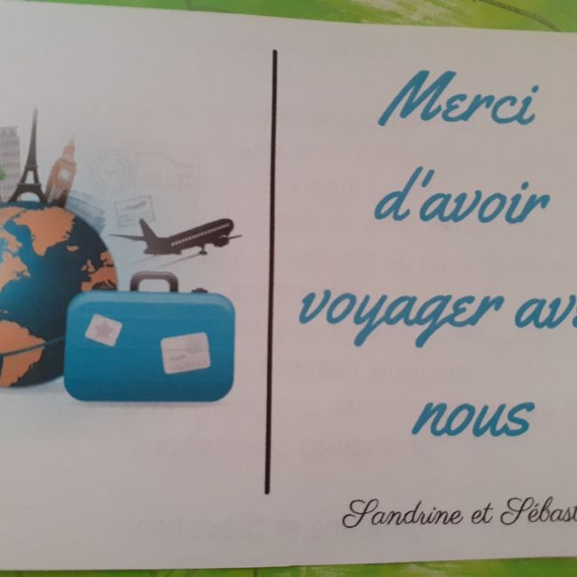 Faute dans carte de remerciement - 1