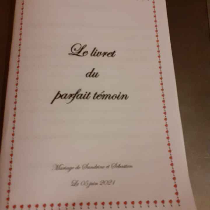 Livret temoin - 1