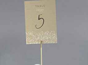 Présentation nom de table champetre - 1