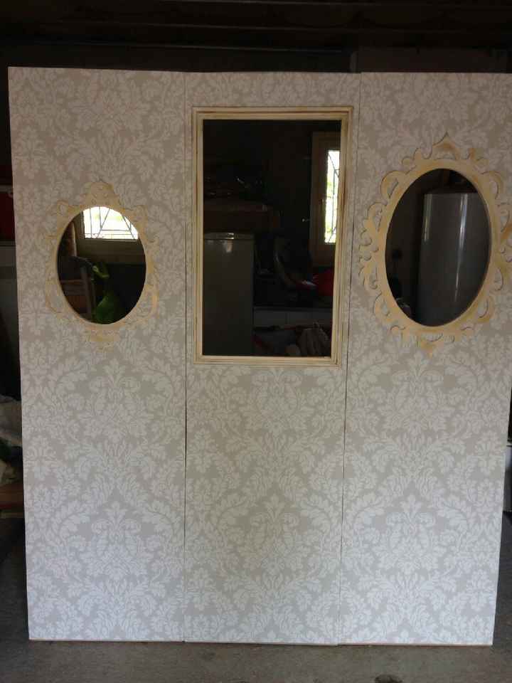 Urne et photobooth presque finis! - 2
