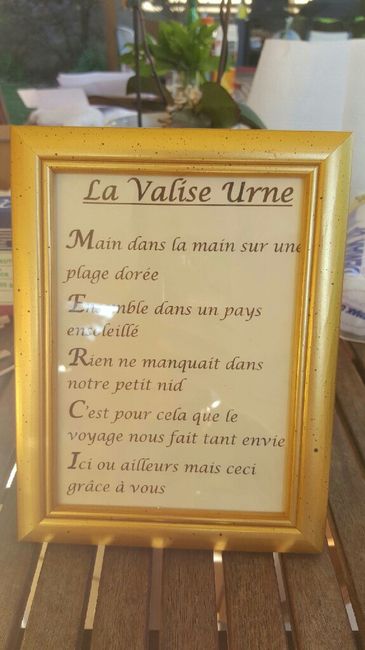 Table urne - 1