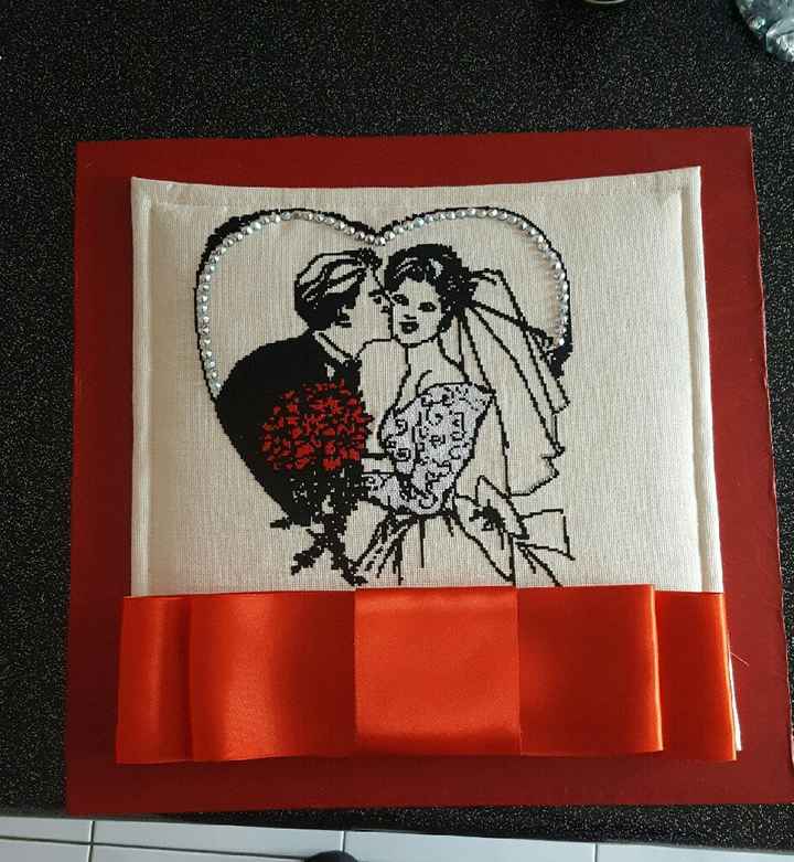 Couvercle de ma grosse boîte à dragées également en finissions - 1