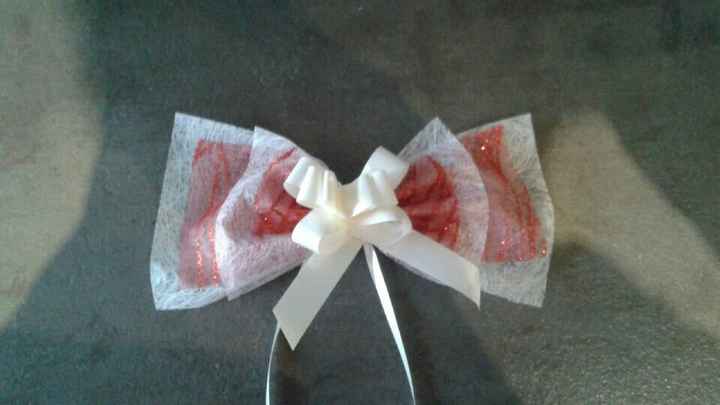 Plan de table et noeuds voitures invités terminés 👍👍 - 1