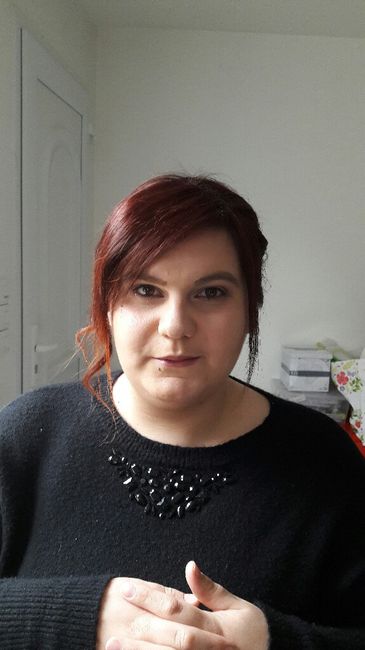 Essai coiffure maquillage retouche robe - 2