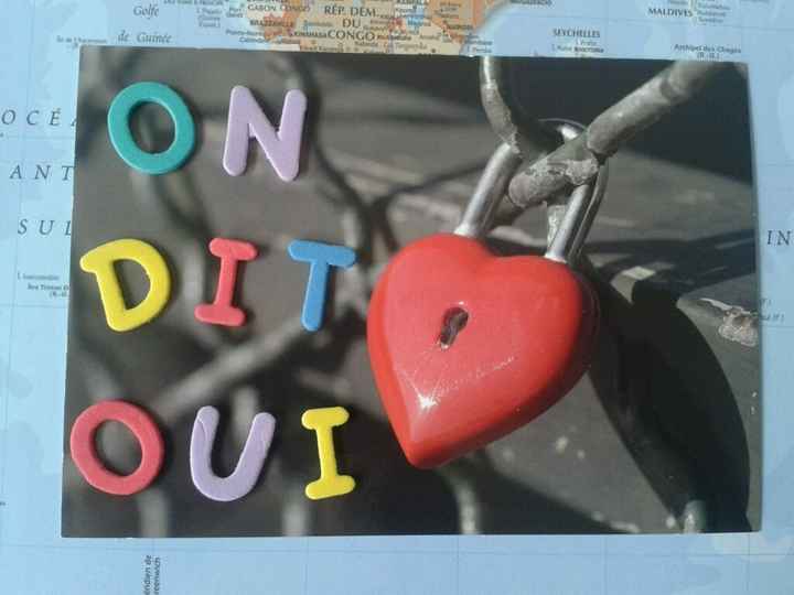 Annonce du mariage - 1