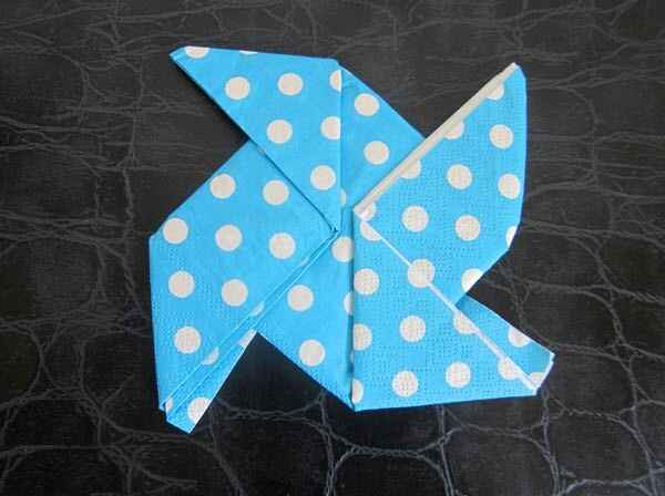 Idée pliage de serviettes pour les enfants - 7