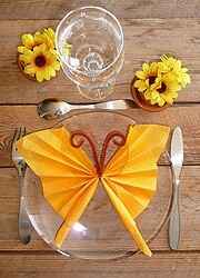 Idée pliage de serviettes pour les enfants - 8