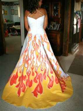Robe en feu