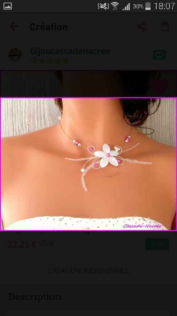 Bijoux commandées - 2