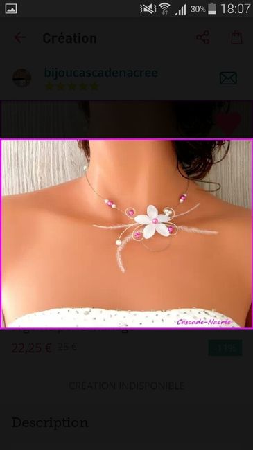 Bijoux commandées - 2