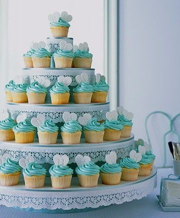 La pièce montée de cupcakes