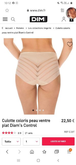 Culotte gainante basse - 1