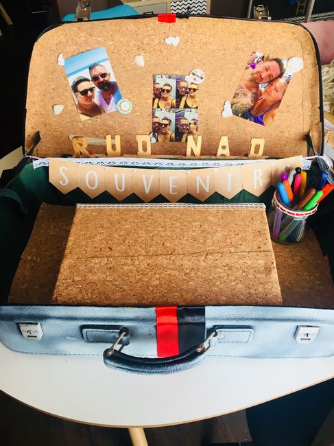 Livre d’or à partir d’une vieille valise - 1