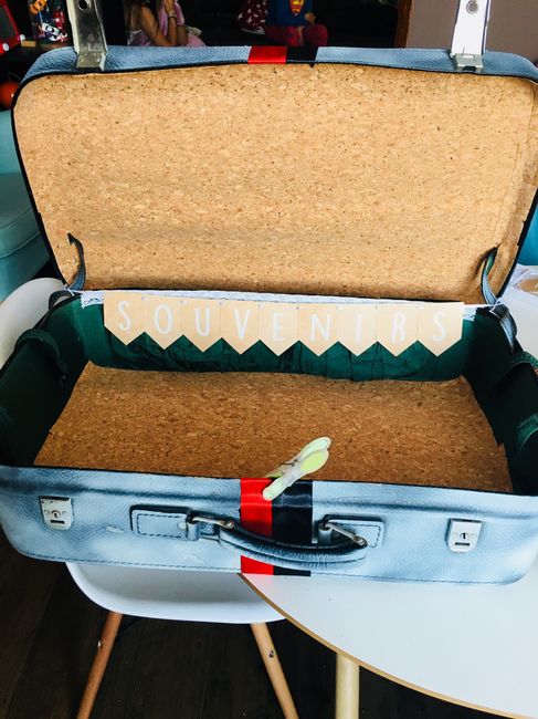 Livre d’or à partir d’une vieille valise - 2