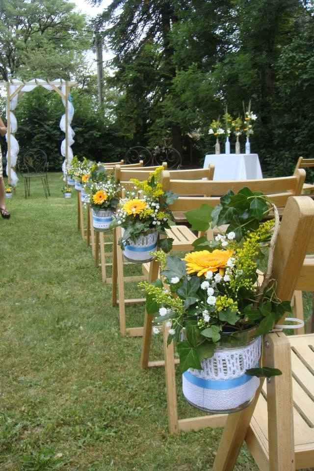 déco allée cérémonie