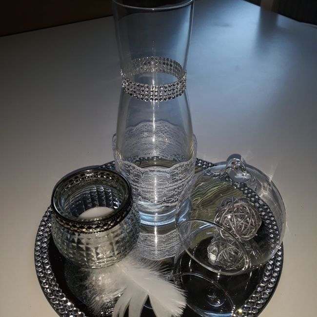 Les centres de table avancent bien ! 😊 1