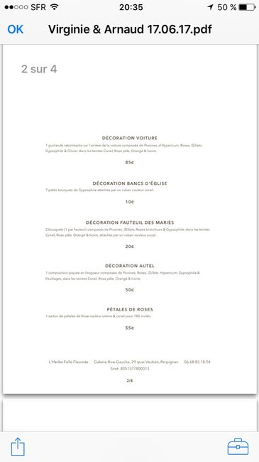 Besoin d'avis que le  devis fleurs - 2