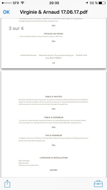 Besoin d'avis que le  devis fleurs - 3