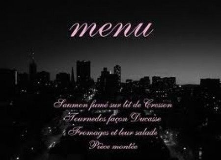 menu!