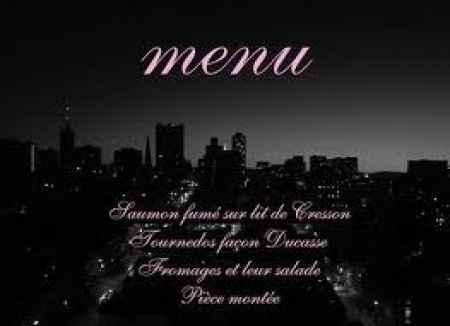 menu!