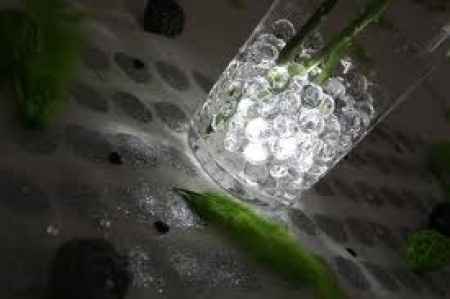 billes d'eau et led submersible