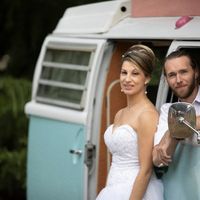 Photo dans le combi de notre ami