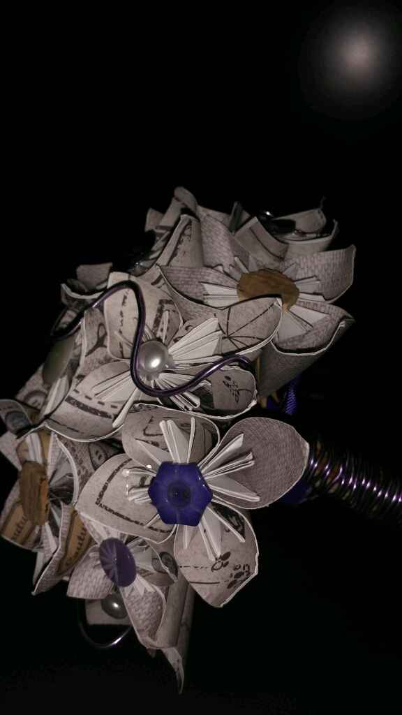 Bouquet mariée papier - 1
