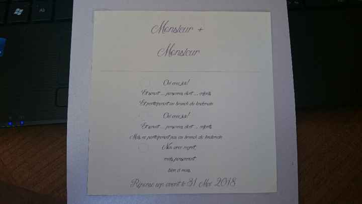  Faire part fait soit même.. en recherche d'idées de texte - 1