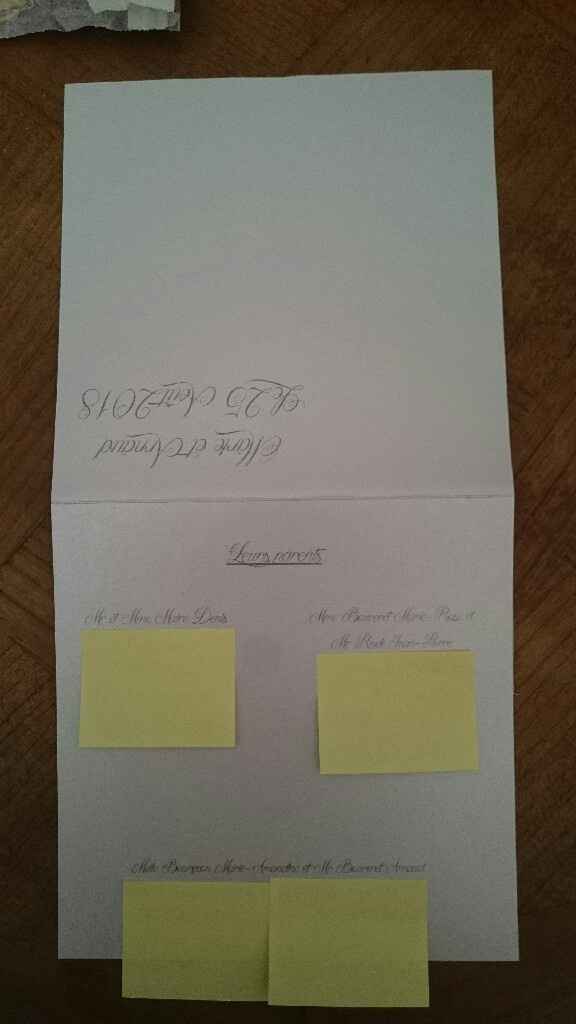  Aide pour mes faire parts 😊 - 1