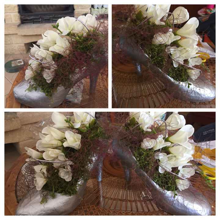 Centre de table fleuri fini - 1