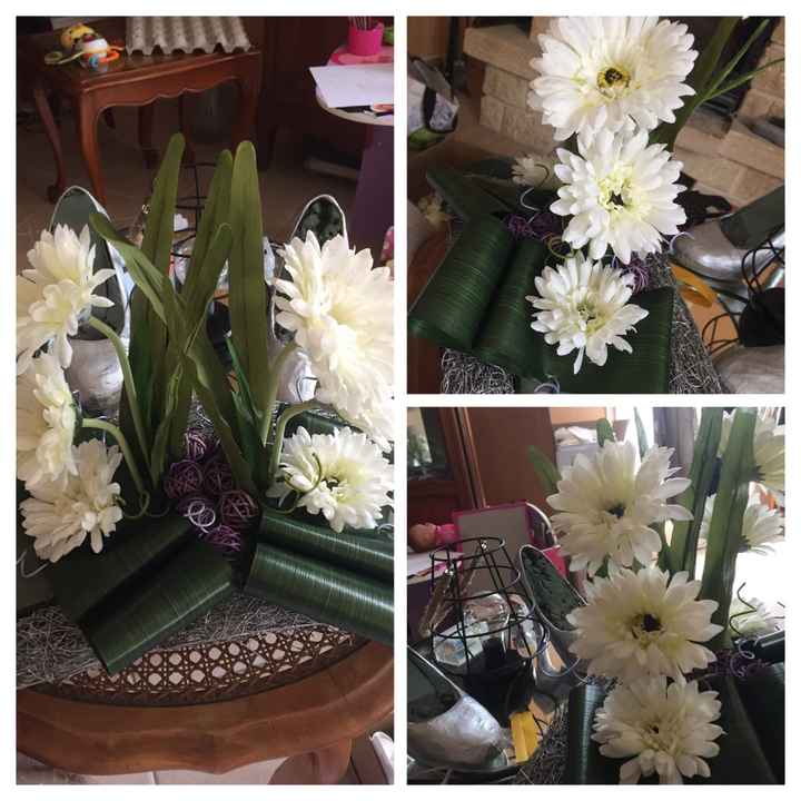 Centre de table fleuri fini - 3