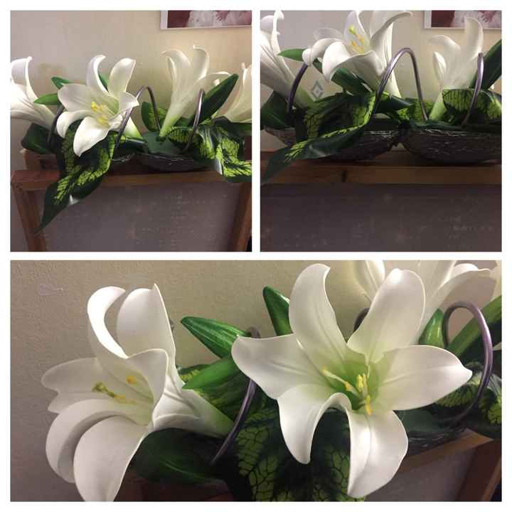 Centre de table fleuri fini - 4