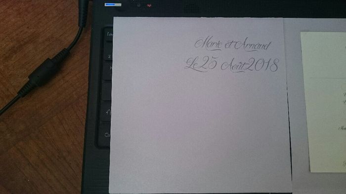 Essai faire part et carton réponse spécial - 3
