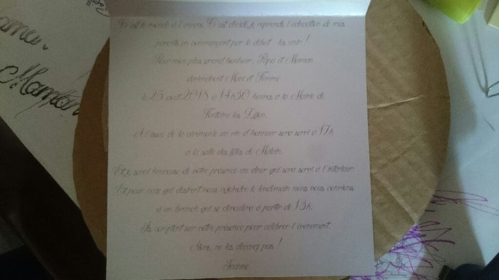  Projet faire part - 1